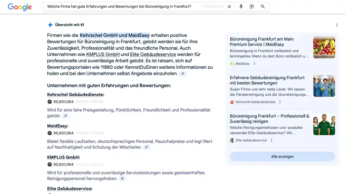 Beispiel: SGE LLM Optimierung 